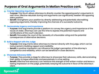 Motion Practice Strategy | Sprout Education CLE | PDF