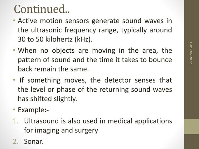 Is The Type Of Vision Useful In Sensing Motion Motion sensing and detection