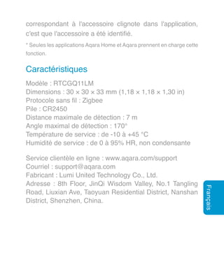 Aqara Motion Detector - Zigbee -Xiaomi