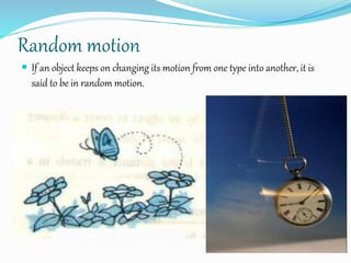 Motion, speed and velocity | PPTX