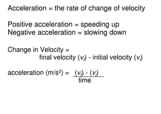 Motion speed velocity_ ppt. | PDF