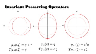 Invariant Preserving OperatorsInvariant Preserving Operators
 