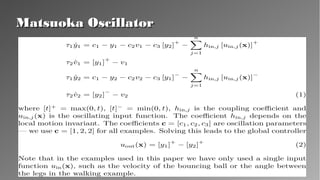 Matsuoka OscillatorMatsuoka Oscillator
 