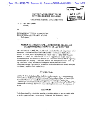 Case 1:11-cv-20120-PAS Document 33   Entered on FLSD Docket 05/24/2011 Page 1 of 10
 