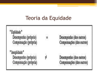 Teoria da Equidade
 