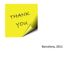 Barcelona, 2011