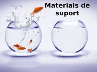 Materials de
suport

 