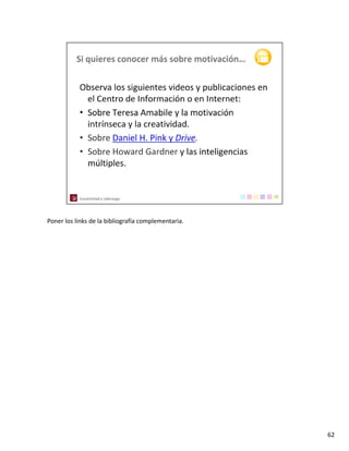 Poner los links de la bibliografía complementaria.




                                                     62
 