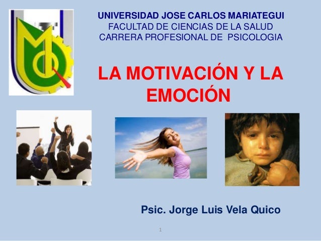 Motivacion emociones ujcm