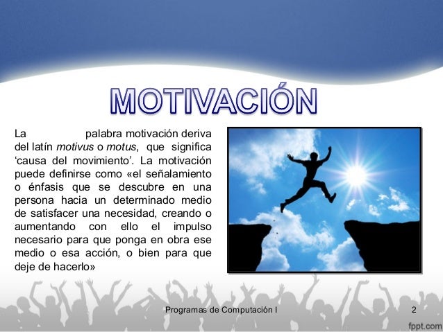 Motivacion Personal