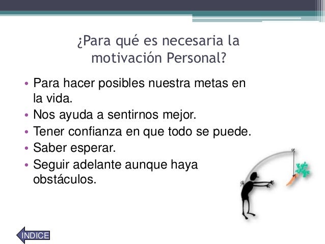 Motivacion personal y profesional