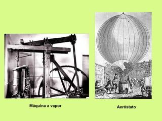 Máquina a vapor Aeróstato 