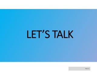 LET’S TALK
PAGE 51
 