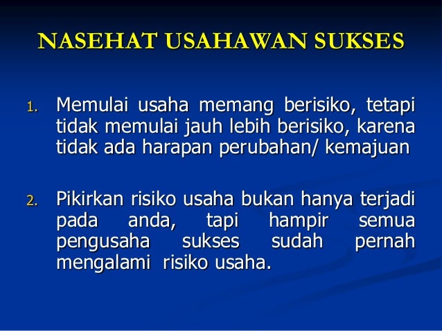Motivasi Kewirausahaan