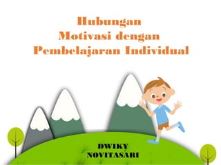 Hubungan
Motivasi dengan
Pembelajaran Individual
DWIKY
NOVITASARI
 