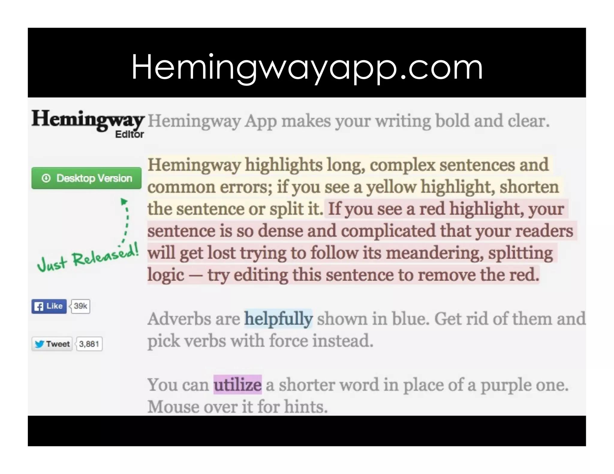 Hemingwayapp.com
 