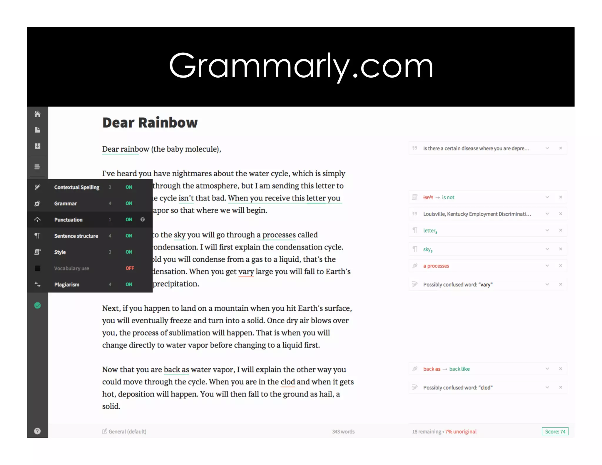 Grammarly.com
 