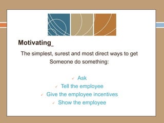 Motivate Your Employees | PPTX