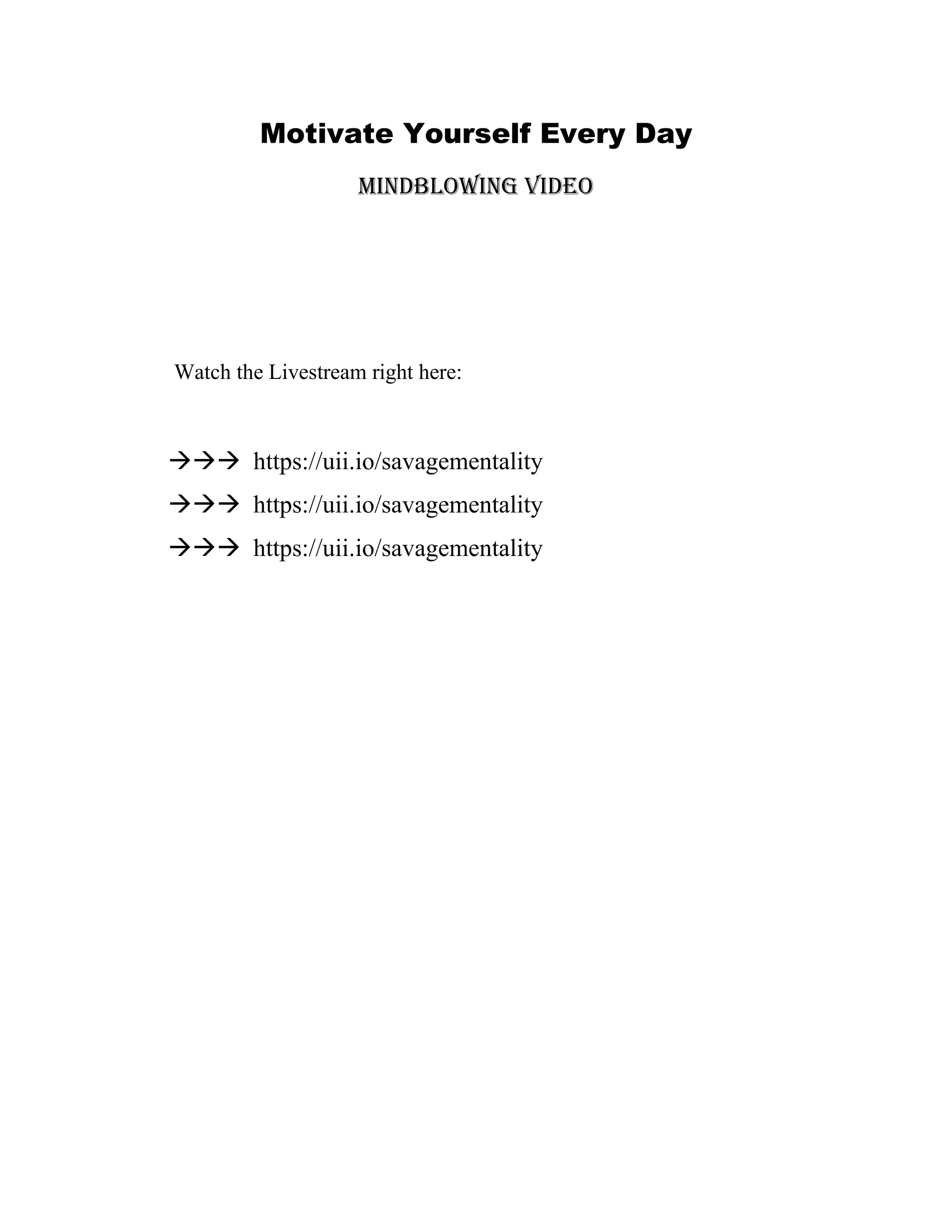 Motivate yourself every day | PDF