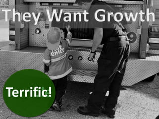 10 Terrible / Terrific / Tension Traits
• They Want Growth
TerribleTerrific!
 