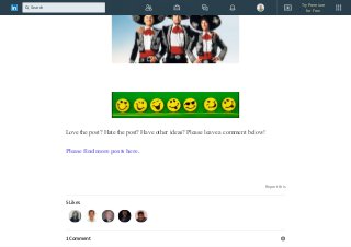 Love the post? Hate the post? Have other ideas? Please leave a comment below!
Please find more posts here.
Report this
5 Likes
1 Comment
Try Premium
for Free
Search
 