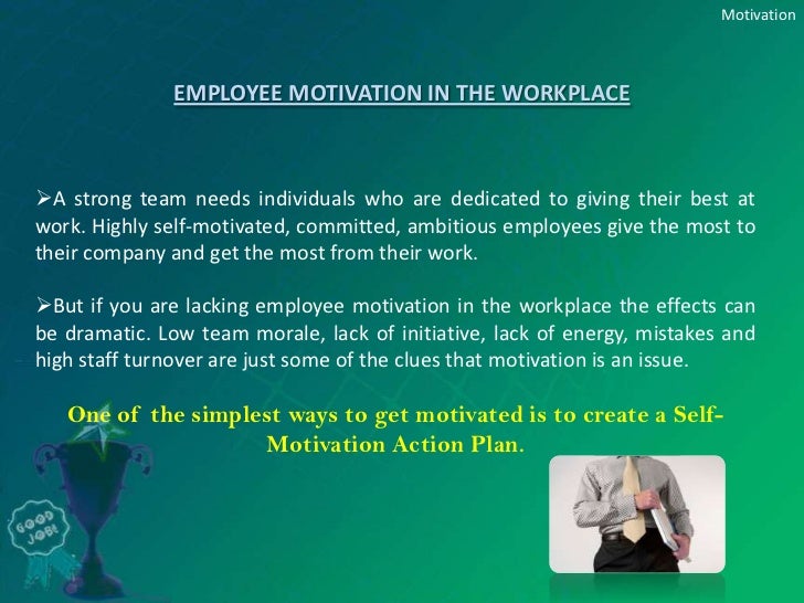  Motivation at Workplace 