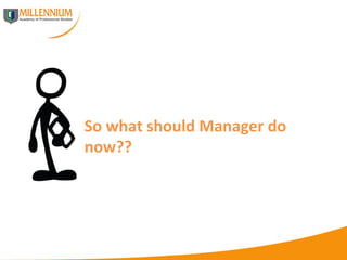 So what should Manager do now?? 