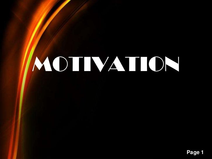 motivation and its theories motivation templates