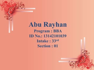 Motivation Of Management By Rimon Rayhan | PPTX