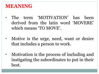 Motivation PPT Motivation 3 320 