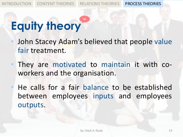 adam s equity theory Equity theory definitionfirst developed in the early 1960s by behavioural psychologist john s adams, equity theory is concerned with. adam s equity theory Equity theory definitionfirst developed in the early 1960s by behavioural psychologist john s adams, equity theory is concerned with.