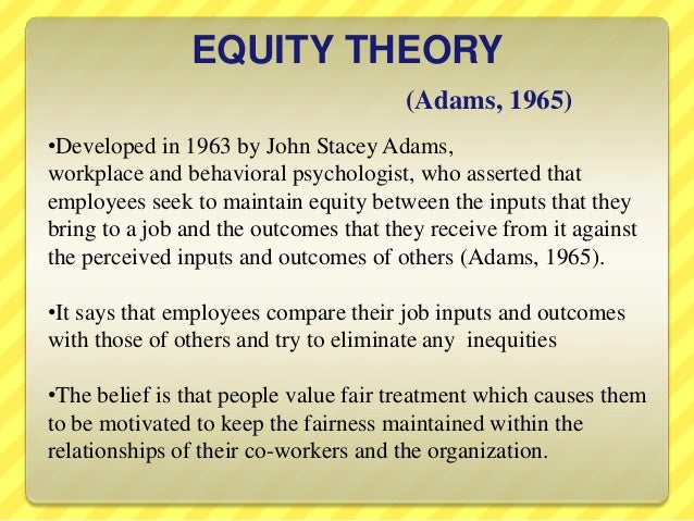 adam equity theory of motivation pdf