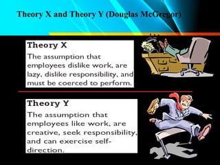Theory X and Theory Y (Douglas McGregor)
 