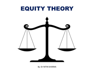 EQUITY THEORY
By: Dr NITIN SHARMA
 
