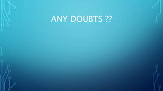 ANY DOUBTS ??
 