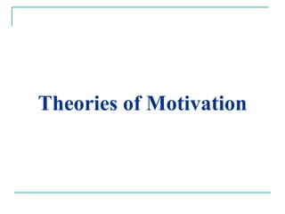 Motivation- Psychology