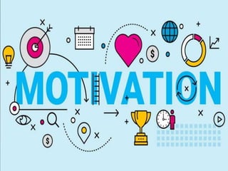 Motivation has been derived from the word
‘motive’ which means any idea need or emotion.
 Motivation is defined as “inner...