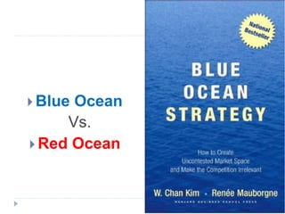  Blue Ocean
Vs.
 Red Ocean
 