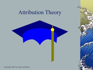 Copyright 2001 by Allyn and Bacon
Attribution Theory
 