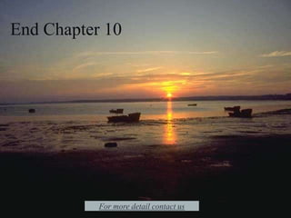 Copyright 2001 by Allyn and Bacon
End Chapter 10
For more detail contact us
 