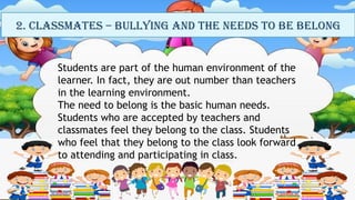 Motivation in the Classroom and Human Environmental Factors Affecting ...