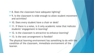 Motivation in the Classroom and Human Environmental Factors Affecting ...