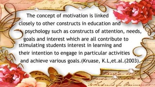 Motivation in the Classroom and Human Environmental Factors Affecting ...