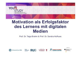 Motivation als Erfolgsfaktor des Lernens mit digitalen Medien