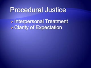 THE EQUITY MODEL -> developed on the belief that fair treatment or perception thereof, motivates people to keep such fairness maintained within the relationships of their  colleagues and the organization.