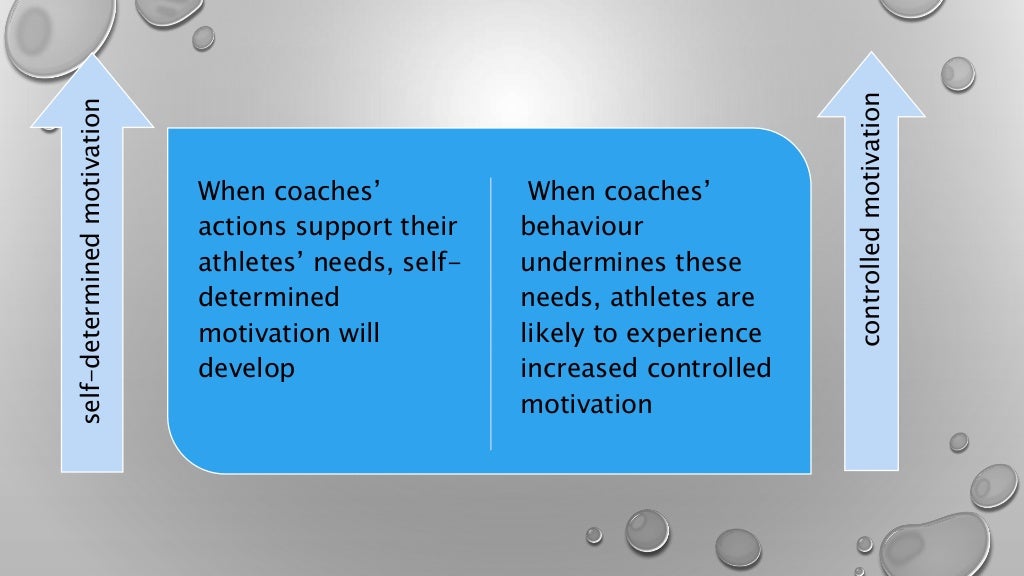 Motivation and motivation theories in sports