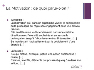 Conférence Management 3.0 : la Motivation, enjeu employeur et salarié