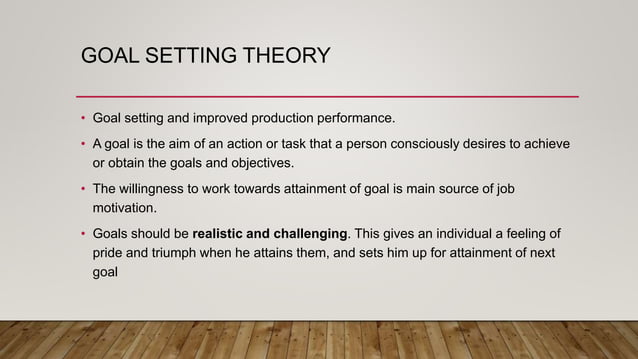 Image result for Motivation, achievement theory, goal setting theory | PPTX | Careers