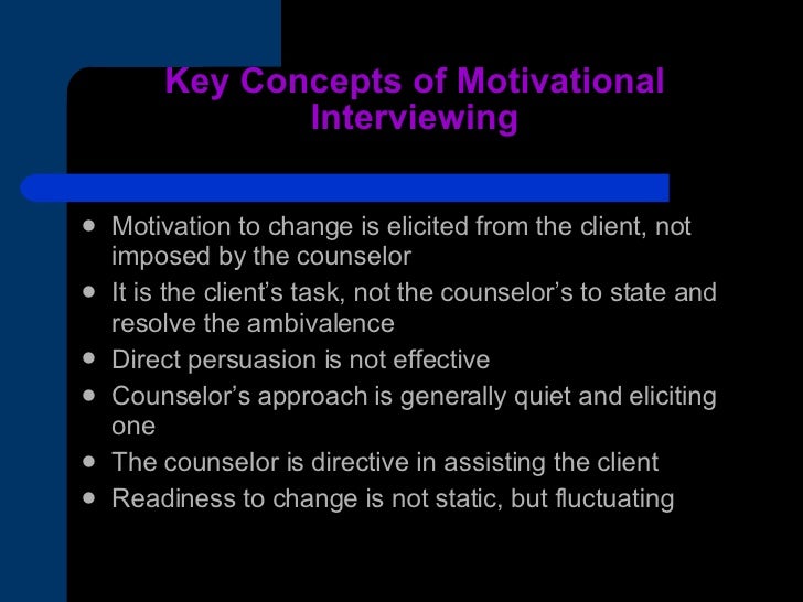 Motivational Interviewing Motivational Intervi