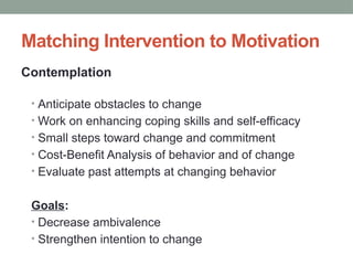 Motivational-Interviewing Processes and Examples | PPTX